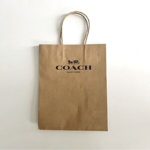 Coach New York - Store Small Shopping Gift Bag (BROWN)